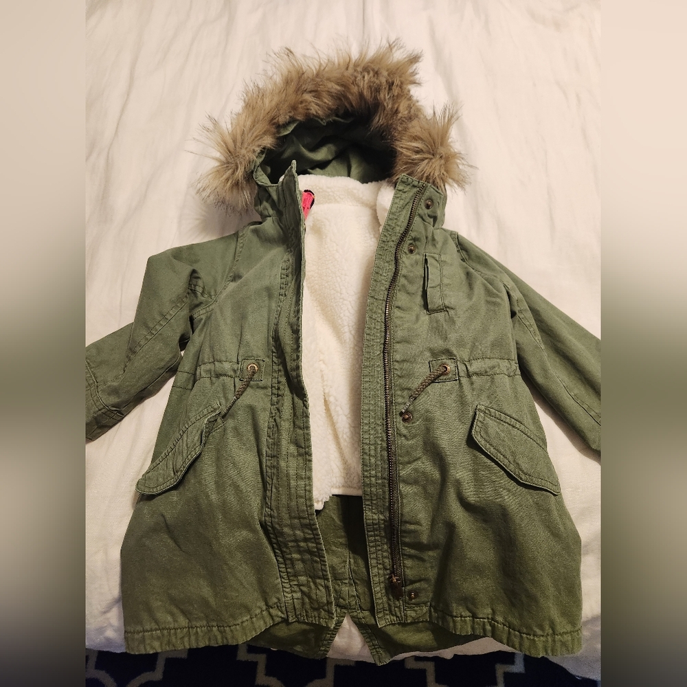 Toddler size 4 cargo jacket AND vest the perfect 2 in 1